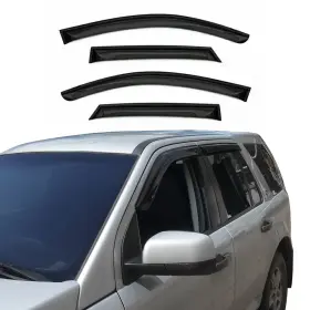 4106203 Omac Window Visor Vent Rain Guard Deflector For Jaguar F-pace 2017-2025 Smoke 4 Pcs