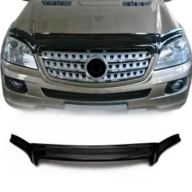 4710204 Omac Front Bug Shield Hood Deflector For Mercedes M Class W164 2005-2011 Smoke