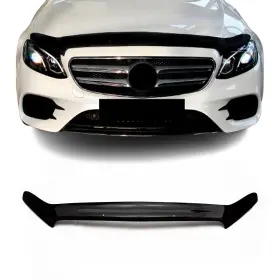4716204 Omac Front Bug Shield Hood Deflector For Mercedes E Class W213 Sedan 2017-2023 Smoke