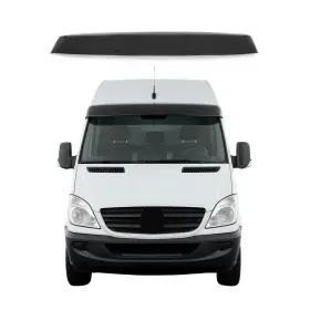 Omac 4724205 Front Windshield Sun Visor Protector For Mercedes Sprinter 2007-2018 Smoke
