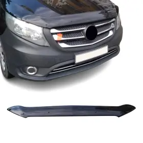 4733202 Omac Front Bug Shield Hood Deflector For Mercedes Metris 2016-2024 Acrylic Smoke