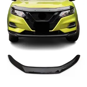 5023202f Omac Front Bug Shield Hood Deflector Guard For Nissan Rogue Sport 2020-2022 Black