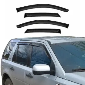 6012203 Omac Window Visor Vent Deflector For Land Rover Range Sport 2014-2022 Smoke 4x