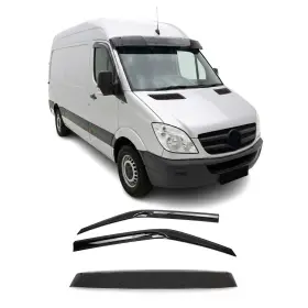 Omac 698797533164 Windshield Sun Visor And Window Vent For Mercedes Sprinter W906 2006-2018 3x