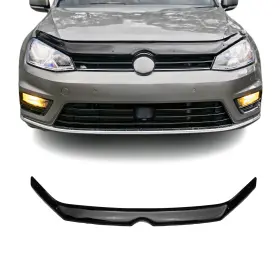 7515204 Omac Front Bug Shield Hood Deflector Guard For Volkswagen Golf Vii 2015-2021 Black