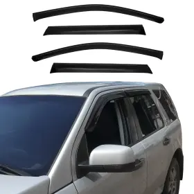 7561203 Omac Window Visor Vent Rain Guard Deflector For Vw Touareg 2018-2024 Smoke 4 Pcs