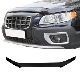 7606204 Omac Front Bug Shield Hood Deflector Guard For Volvo Xc70 V70 S80 2008-2016 Black