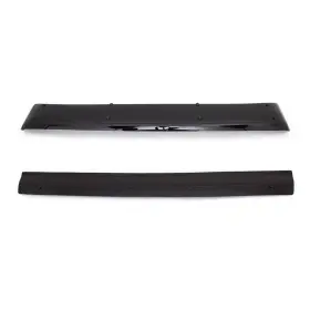 U003321 Omac Black Bug Shield Hood Deflector And Windshield Sun Visor Kit