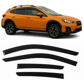 Optimal 787794937797 2018-2023 Tape-on Side Window Deflector Visors For Subaru Crosstrek And