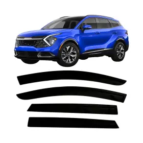 Kispvs22 Optimal Co 2023-2025 Tape-on Side Window Visor Deflectors For Kia Sportage Rain Guards L