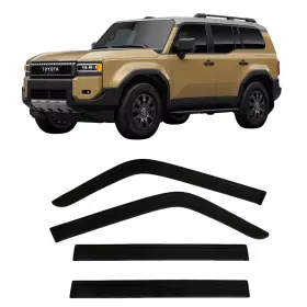 Tylcvs24 Optimal Co 2024 2025 Tape-on Side Window Rain Guards For Toyota Land Cruiser Visor Defle