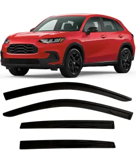 Hohrvvs22 Optimal Smoke Tinted Window Visors Deflectors Rain Guards For Honda Hr-v Hrv 2023-2025
