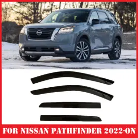 Nipfvs22 Optimal Tinted Window Visors Deflectors Rain Guards For Nissan Pathfinder 2022 2023 Ft24