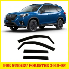 Sbfrvs18c Optimal In-channel Window Visors Deflectors Rain Guards For Subaru Forester 2019-2024