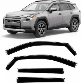 Tyrvvs26c Optimal In-channel Window Visors Deflectors Rain Guards For Toyota Rav4 2026-2027