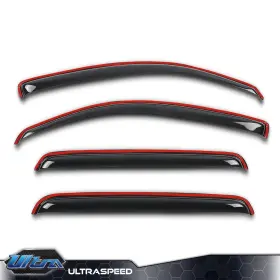 Pit66 Ult261207 In-channel Ventvisor Window Deflectors Fits 2005-2015 Toyota Tacoma Double Cab