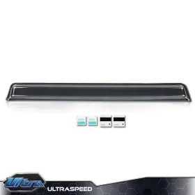 Pit66 Ult26243 Rv Window Visor Deflector Rain Guard Sun Fits 44-49 Inch Wide Smoke