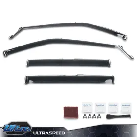 Pit66 Ult26613 In-channel Window Vent Visor Deflectors Rain Guards Fit For 20-22 Ford Explorer