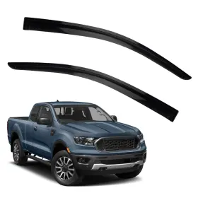 Pldde-p06-117 Pldde Window Rain Guard Vent Visor Deflector For Ford Ranger 19-23 Supercab /exd