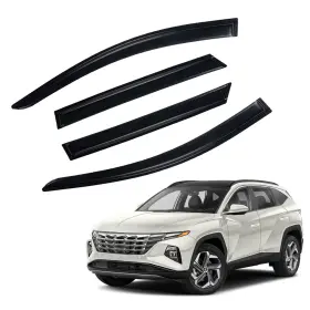 Pldde-p06-123 Pldde Window Rain Guard Vent Visor Deflector For 22-25 Hyundai Tucson Tape-on
