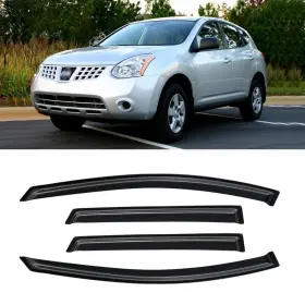 Wdnrog09 Premium Oe Replacement Window Visors For 09-13 Nissan Rogue 14-15 Select Rain Guards 4pcs New