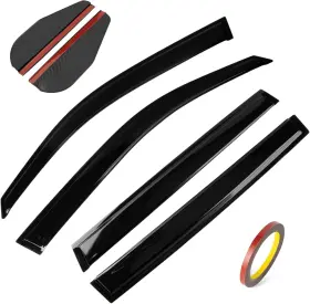 Au-de0078-25 Psler Side Window Vent Visor For Subaru Forester 2025 2026 Outside Mounted Rain Guards