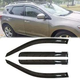 Puermto 491241156139 Sunproof Waterproof Side Window Wind Deflector Visor Fit For Nissan Mu