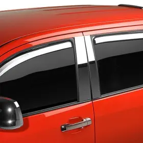 480243 Putco For Chevy Silverado 1500 Ltd 22 Window Visors In-channel Element Chrome Front &