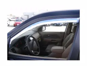 480401 Putco Chrome Window Visors For Honda Pilot 03-08 Front In Channel