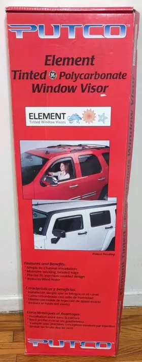 580562 Putco Element Tinted Window Visors For Cadillac Escalade- Standard 2007