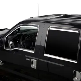 Put480209 Putco 99-16 Ford Superduty Crew Cab Set Of 4 Element Chrome Window Visors