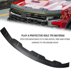2504029 Quayub Upgrade Hood Protector Bug Shield Deflector For 22-2024 Silverado 1500 Zr2