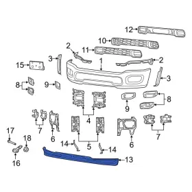 68384301ab Ram Oe For 3500 2019-2024 Front Stone Deflector