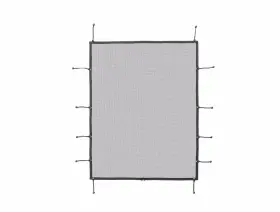 91818 Rampage Black California Mesh Brief Shade Top For 97-06 Jeep Wrangler