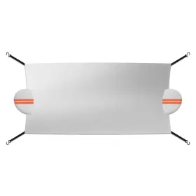 Rebvugr Qph-g-0115 Windshield Sun Shade Car Cover 4 Layers Windproof Grey