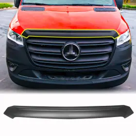 Fhdgsrmbzrw907r19r23rarmb Reinko Matte Black Hood Deflector Guard For Mercedes Sprinter W907 2019-2023 Bug Shield