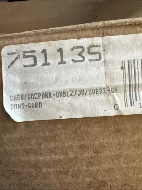 751135 Road Quest Vintage Gts Bug Shield For Chevy Smoke Deflector Hood Stone Guard Nos