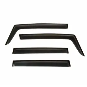 11349.15 Rugged Ridge Front And Rear Matte Black Window Rain Deflectors For 15-18 Renegade