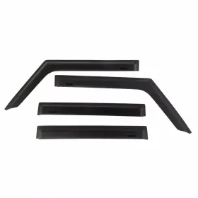 11349.17 Rugged Ridge Front And Rear Matte Window Rain Deflectors For Wrangler Jl 4 Door