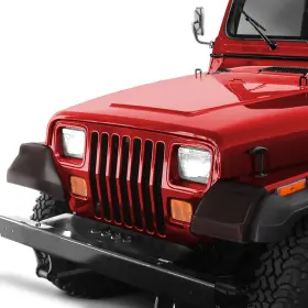 11351.01 Rugged Ridge For Jeep Wrangler 1987-1995 Acrylic Smoke Molded Fender Guards