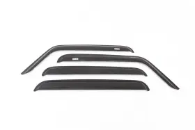 11351.12 Rugged Ridge Bkms Window Rain Deflectors For 07-18 Jeep Wrangler Jku