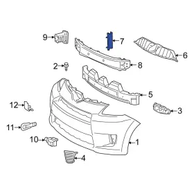 5316552030 Scion Oe For Xd 2008-2014 Front Left Stone Deflector