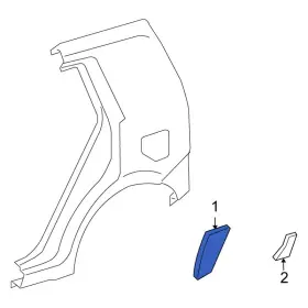 5874712010 Scion Oe For Xb 2008-2015 Rear Right Stone Deflector