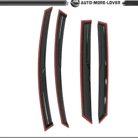 Al2601645lv Silscvtt Window Visor Sun Rain Guard Wind Deflector For Kia K5 2021-23 24 M Style 3d Wavy
