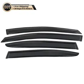 Fl1811853at Silscvtt Window Visor For Subaru Wrx Sti 2015-2018 Sun Rain Guard Wind Deflector