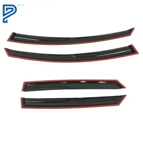 Po942625lt Silscvtt For 2021-2024 Kia K5 M Style 3d Wavy Window Visor Sun Rain Guard Deflector 4pcs Po942625lt Silscvtt For 2021-2024 Kia K5 M Style 3d Wavy Window Visor Sun Rain Guard Deflector 4pcs