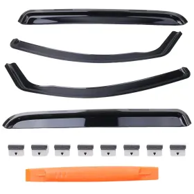 A667-2 Srevor 4x Window Rain Guards Front Rear Deflectors For Toyota Tacoma 2024-2026