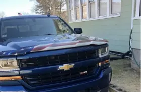 Stampede 205041a Hood Deflector-vigilante Premium Flag Protector Fits 14-15 Silverado 1500