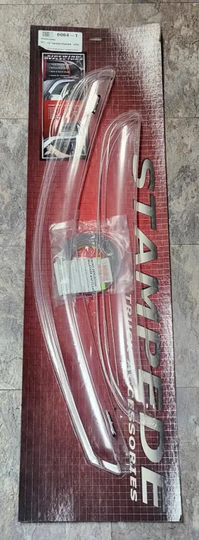 6064-1 Stampede New 07-12 Tahoe Yukon 4dr Tape-onz Clear Sidewind Deflectors