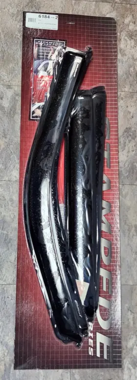 6184-2 Stampede New 09-14 F150 Supercrew 4dr Tape-onz Sidewind Deflectors